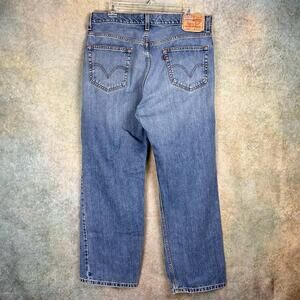 Vintage Y2K Levis 559 Denim Jeans Mens 36x30 Relaxed Fit Straight Leg Blue